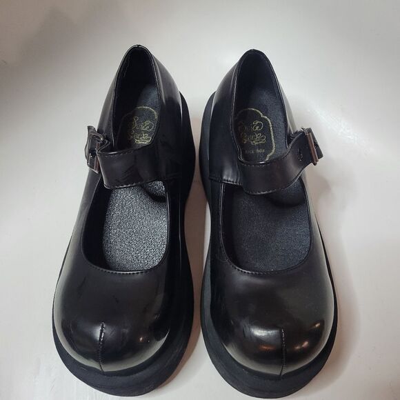 Black Platform Mary Jane Shoes Juice Park - Picture 8 of 16